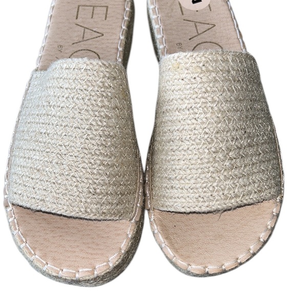 NWT Matisse Beach Del Mar Jute Raffia Platform Sandals in Natural - 7 - Picture 7 of 15